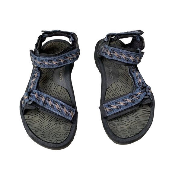 Teva Other - TEVA Geometric Sport Sandals Mens 10 Black Blue Shoes Outdoor Adventure Footwear